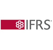 Red and gray logo of IFRS Foundation